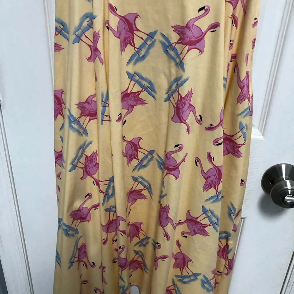 Hearts & Roses London Flamingo Print Retro Swing Dress Rockabilly Pinup Summer 4 - Picture 4 of 15